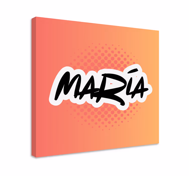 Tableau abc nom personnalisé art - TenStickers