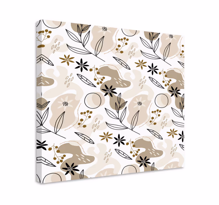 Tableau fleurs et plantes motif de plantes stylisé - TenStickers