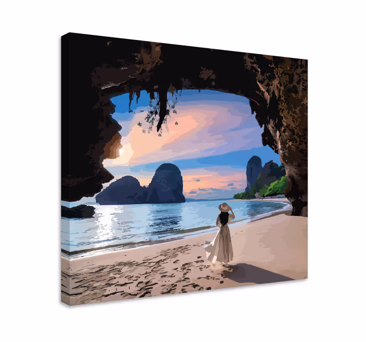 Tableau paysages vue de sérénité côtière - TenStickers
