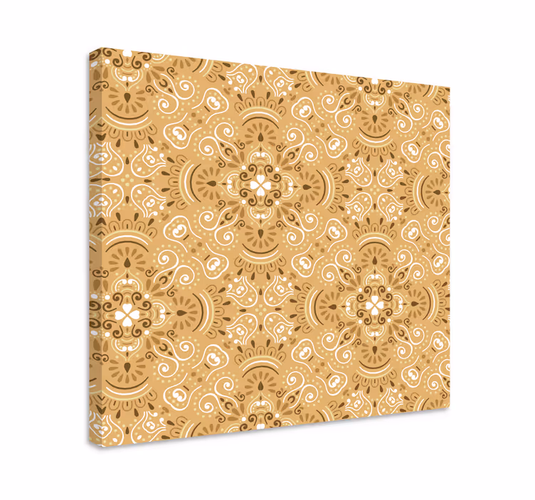 Tableau ornemental motif naturel complexe - TenStickers