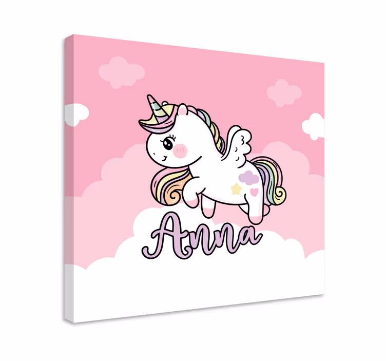 Tableau licorne fantaisie mignonne de licorne - TenStickers