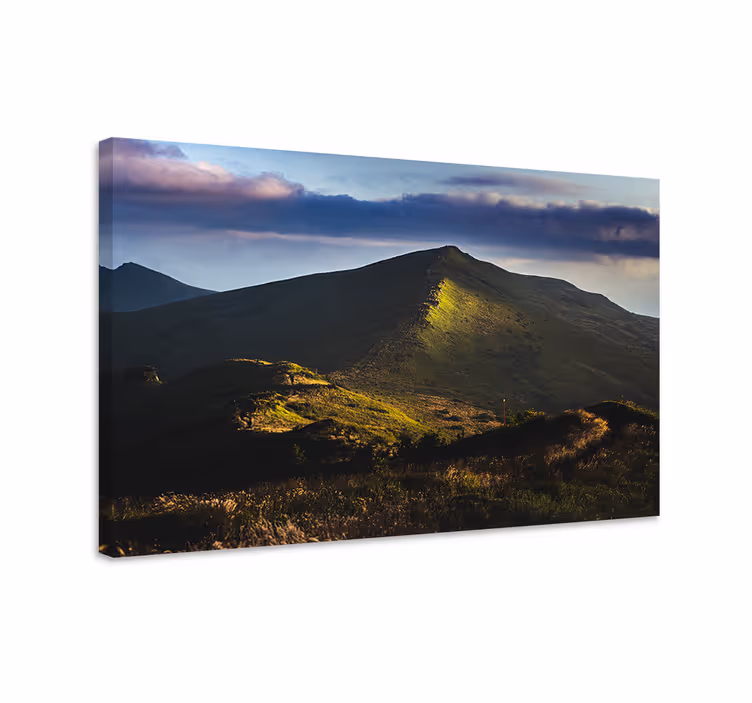 Tableau paysages vue sur le sommet des montagnes - TenStickers