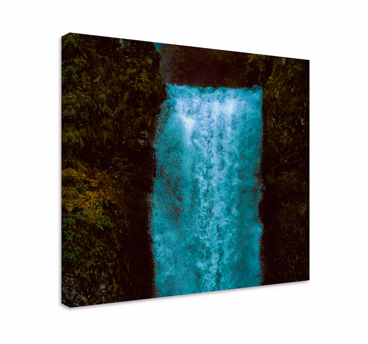Tableau paysages cascade de chute d'eau majestueuse - TenStickers