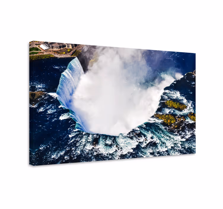 Tableau paysages vue aérienne des chutes du niagara - TenStickers