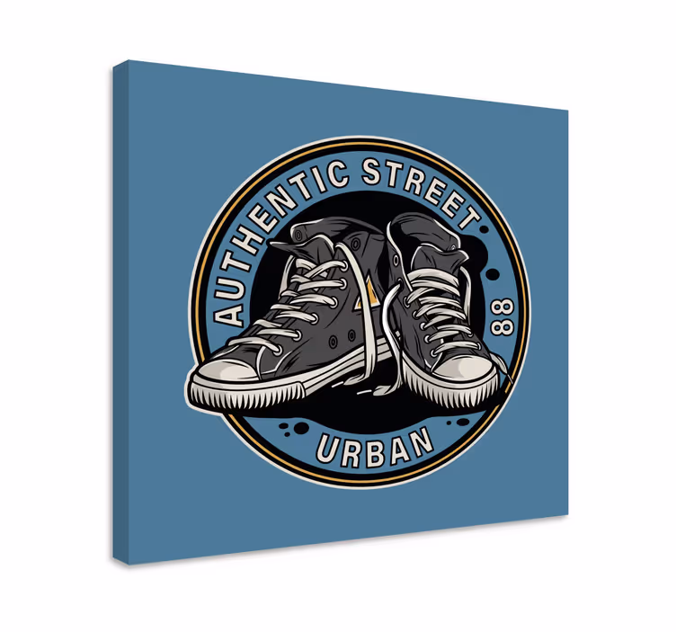 Tableau sports ambiance sneakers urbaines - TenStickers