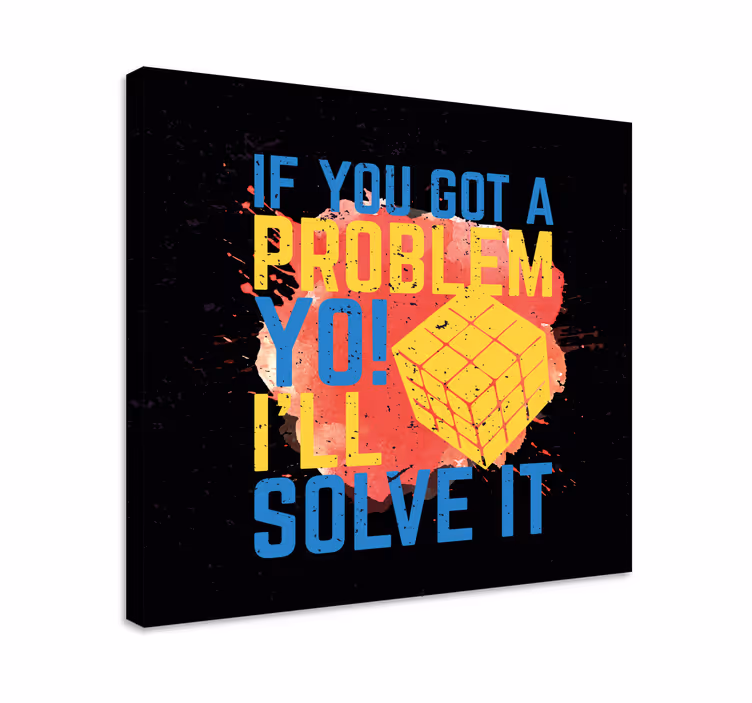 Tableau citation cube rubik - TenStickers