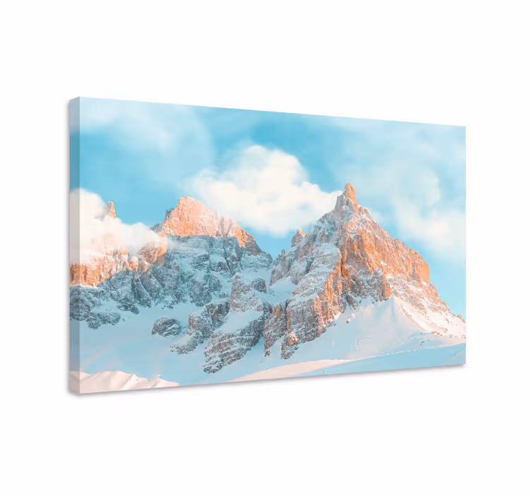Tableau paysages sommets montagneux majestueux - TenStickers