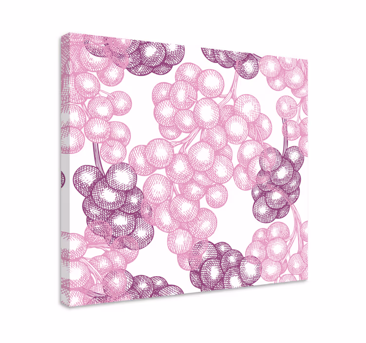 Tableau fleurs et plantes motif floral rose - TenStickers