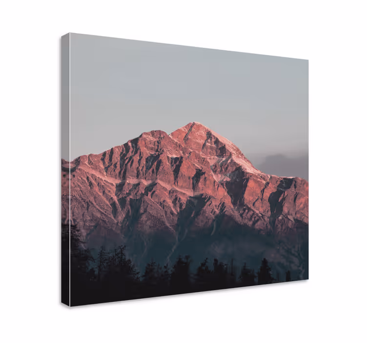 Tableau paysages sommets de grandes montagnes - TenStickers