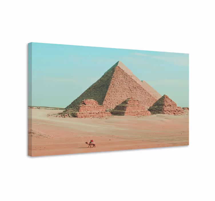 Tableau villes et pays pyramides de gizeh - TenStickers
