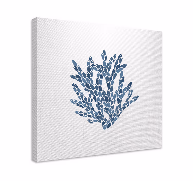 Tableau mer design de plantes marines - TenStickers