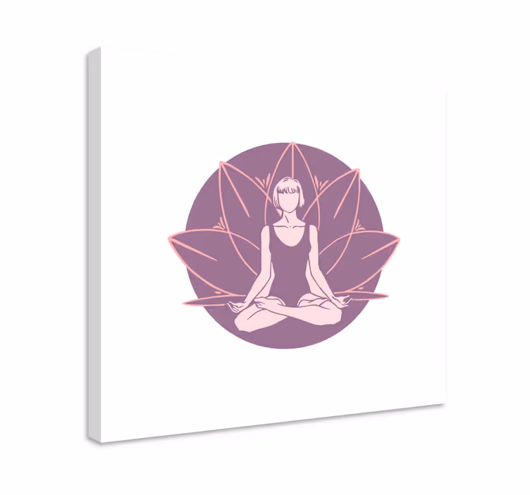 Tableau zen pose de sérénité - TenStickers