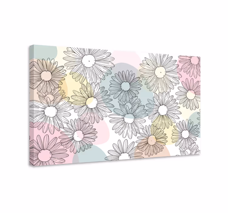 Tableau fleurs et plantes motif floral marguerite - TenStickers