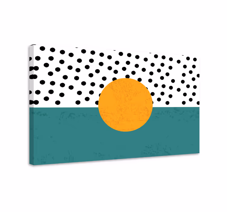 Tableau géométrique au design géométrique audacieux - TenStickers