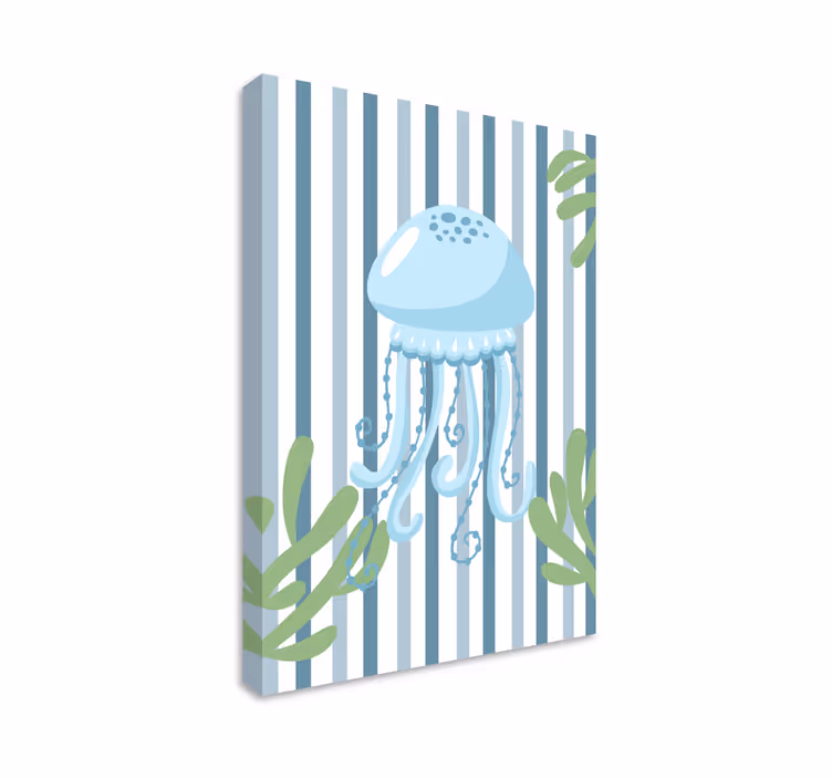 Tableau moderne design de méduse élégant - TenStickers