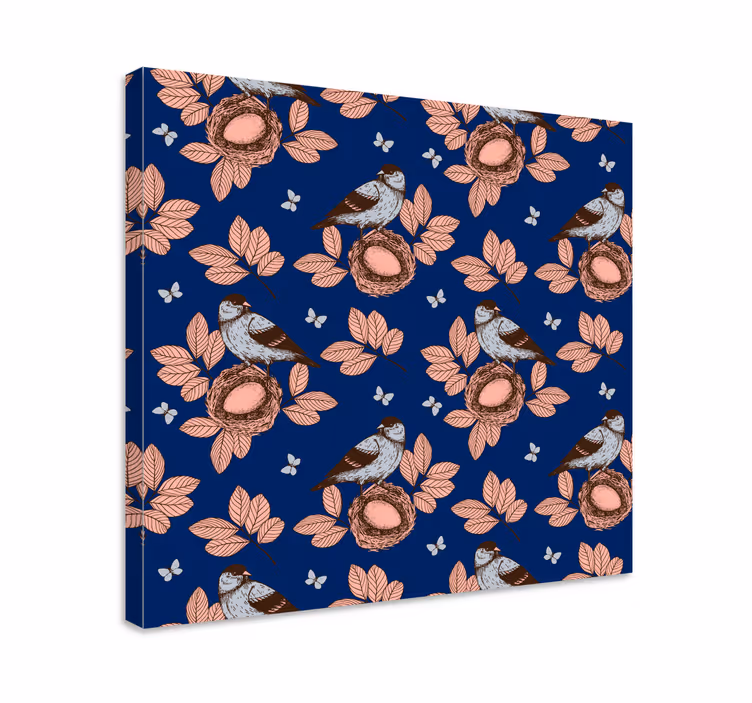 Tableau oiseaux s'emboîtant ensemble - TenStickers