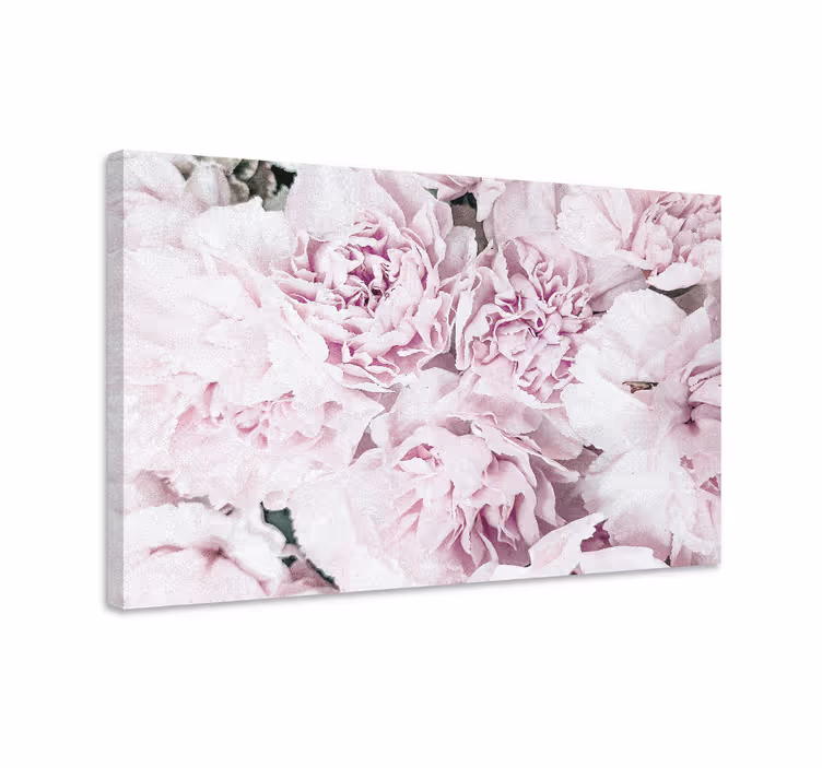 Tableau fleurs et plantes fleurs roses délicates - TenStickers