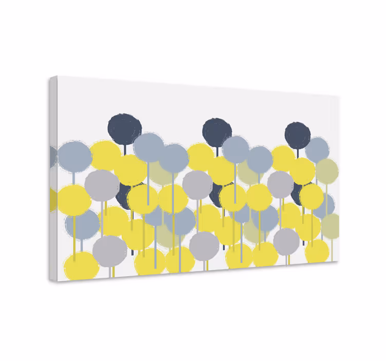 Tableau géométrique motif circulaire - TenStickers
