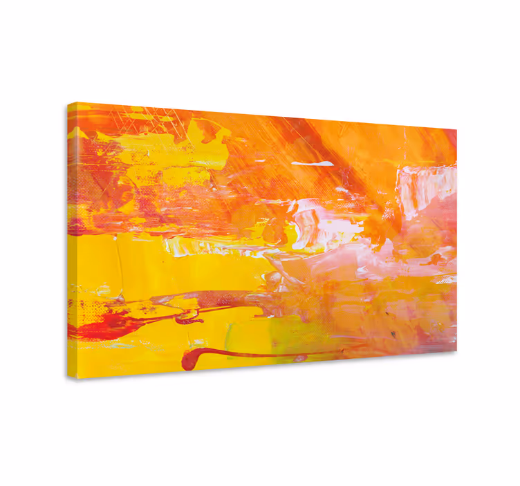Tableau abstrait flux de couleurs vibrantes - TenStickers