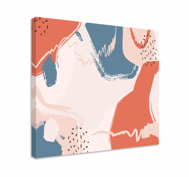 Tableau musique formes de mélodies abstraites - TenStickers