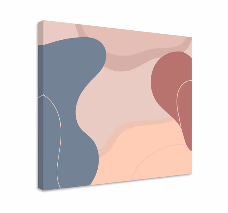 Tableau moderne harmonie des formes organiques - TenStickers