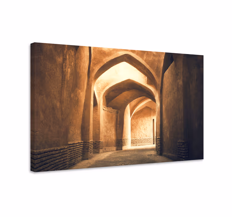 Tableau oriental accent architectural - TenStickers