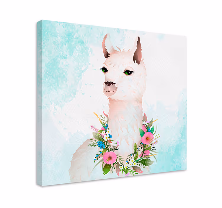 Tableau pour chambre enfant Alpagas délicieux - TenStickers
