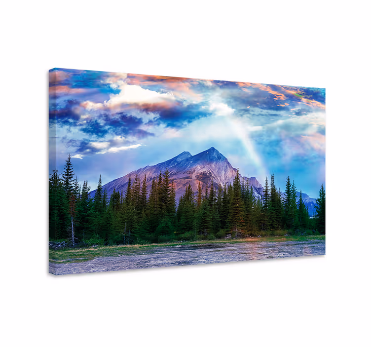 Tableau paysages paysage de montagne grandiose - TenStickers