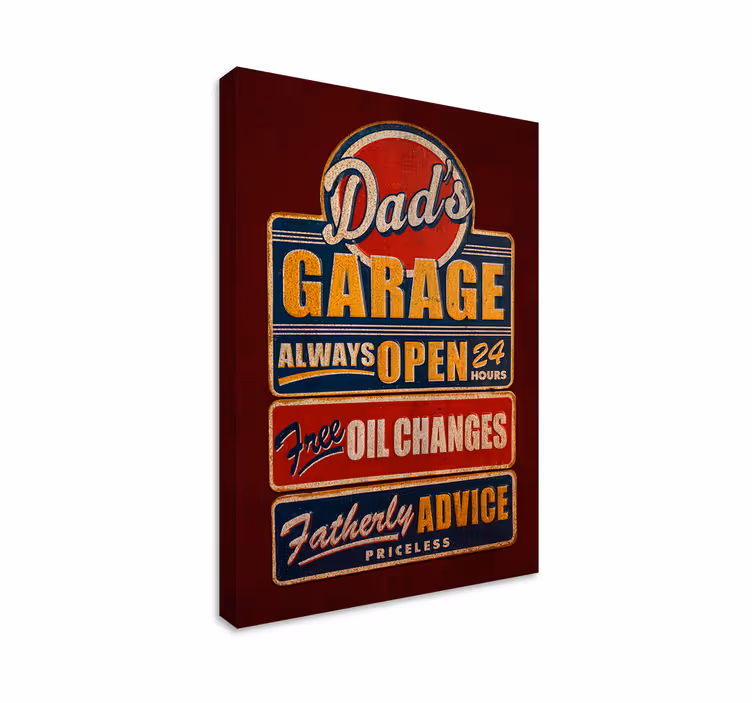 Tableau vintage Panneau d'affichage rétro - TenStickers