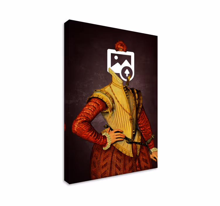 Tableau personnalisable Chat aristocrate - TenStickers