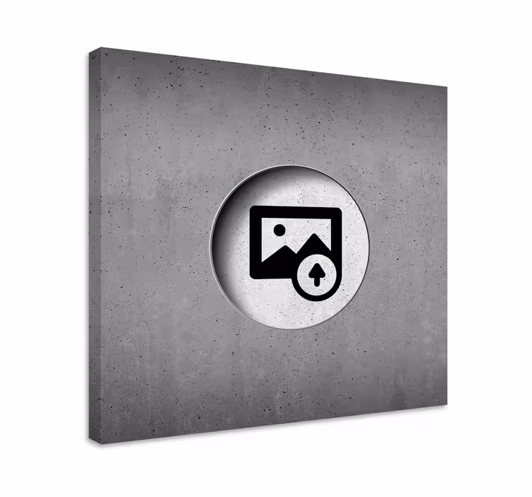 Tableau Béton brut personnalisable - TenStickers