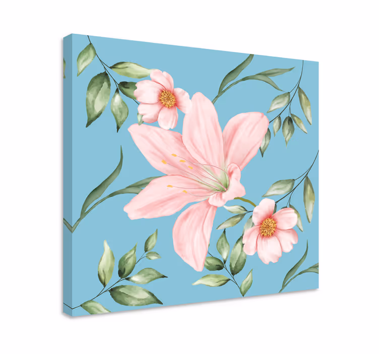 Tableau fleurs motif romantique vintage - TenStickers
