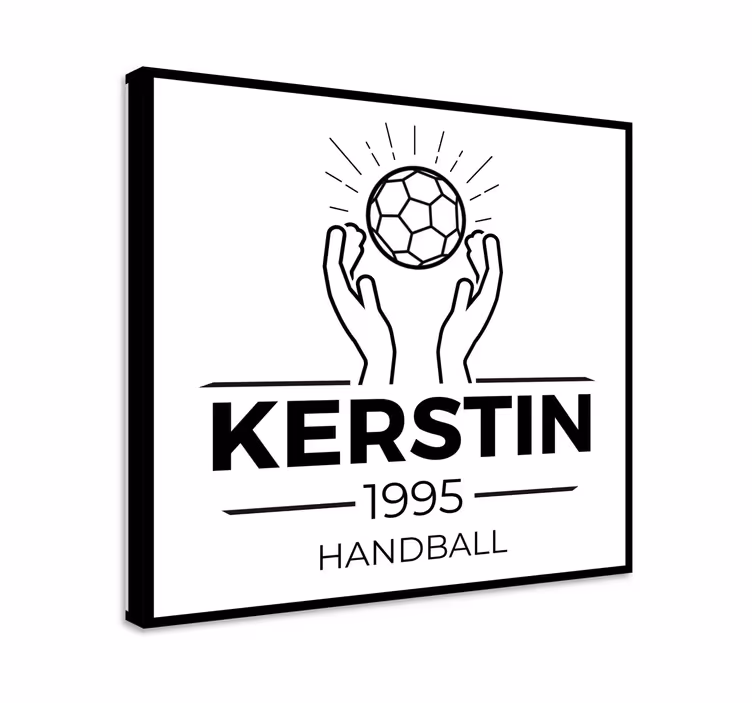 Tableau ados conception de handball personnalisée - TenStickers