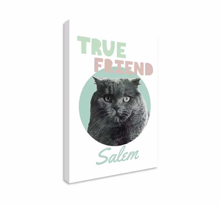 Tableau animal de compagnie True friend - TenStickers