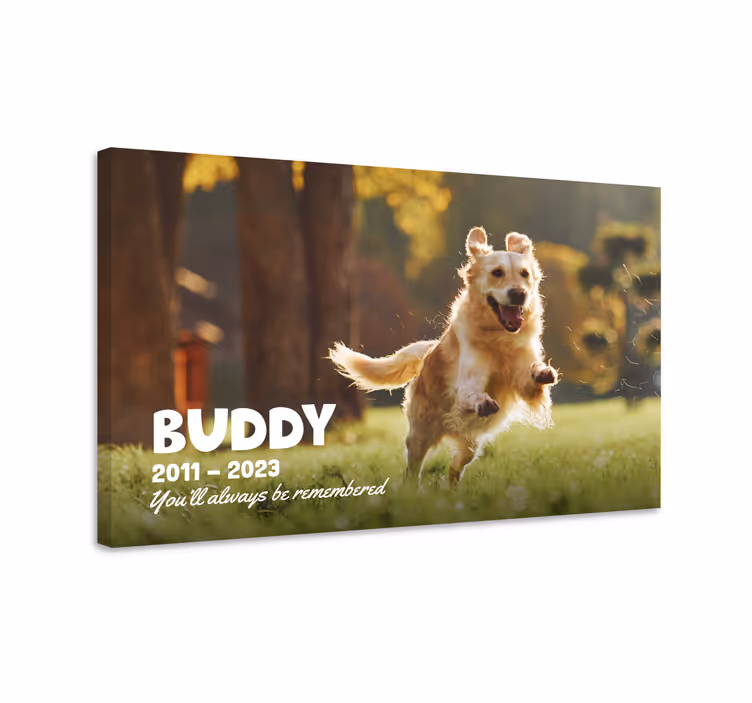 Tableau épitaphe pour animal de compagnie  - TenStickers