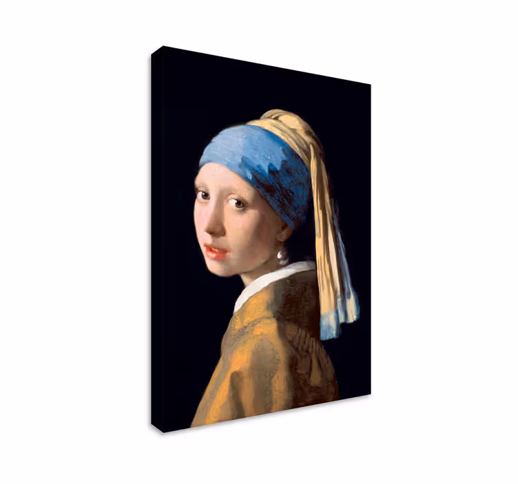 Tableau art La Jeune Fille à la perle  - TenStickers