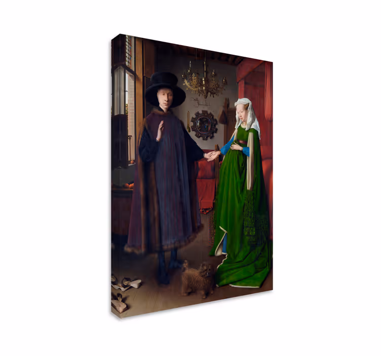 Tableau art Les Époux Arnolfini  - TenStickers