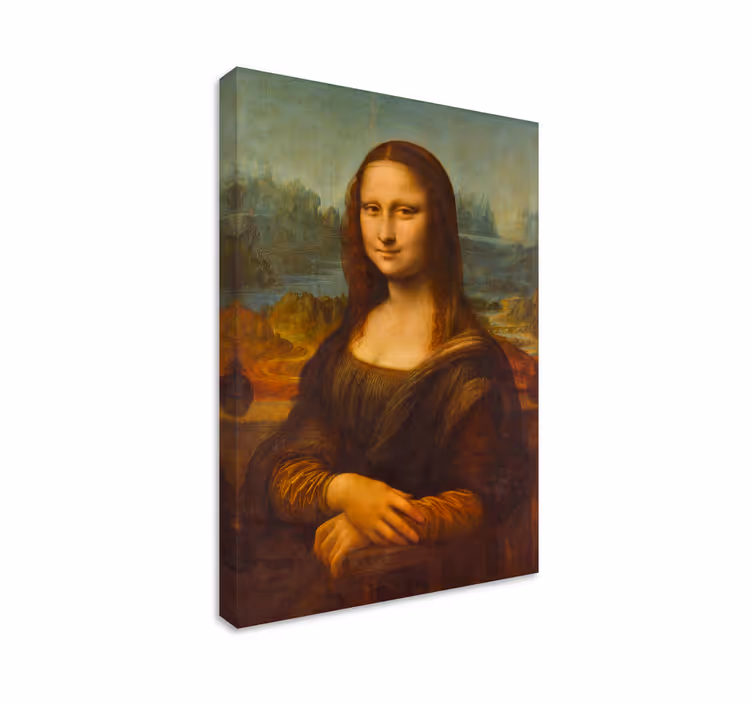 Tableau art La Joconde de Leonard de Vinci - TenStickers