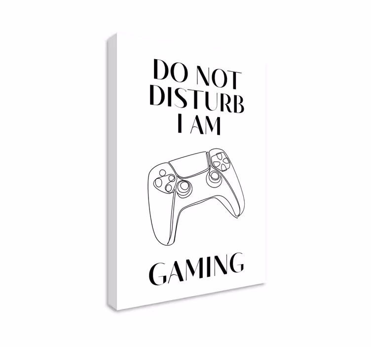 Cadre jeux vidéo ne dérange pas, je joue - TenStickers