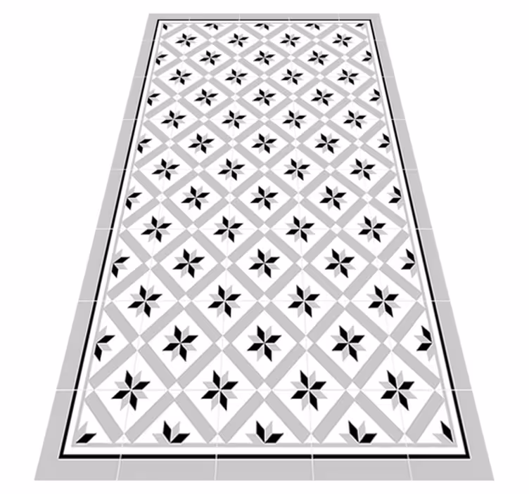 Tapis vinyle cuisine gris hydraulique - TenStickers