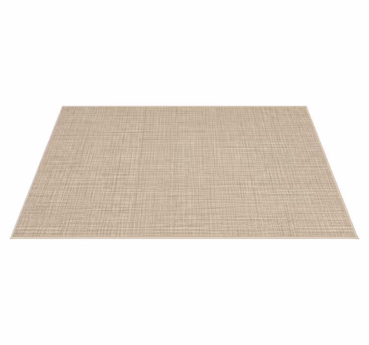Tapis vinyle textures effet tissu beige - TenStickers