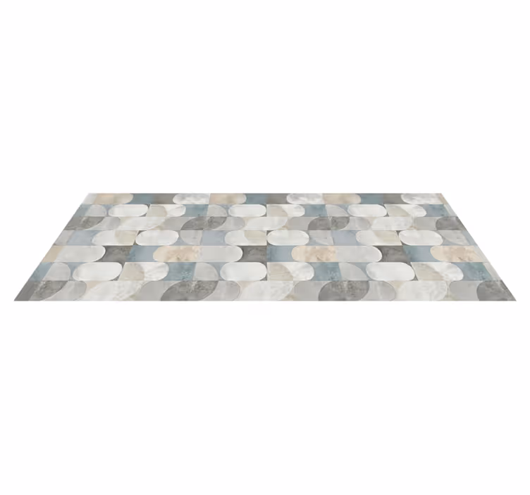 Tapis vinyle cuisine mosaïque de pilules moderne - TenStickers