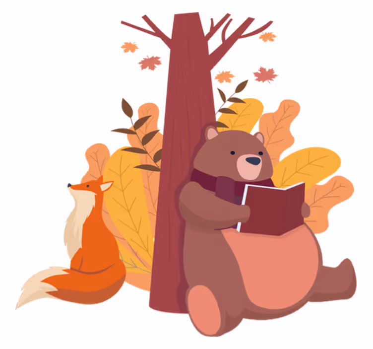 Tapis vinyle animal arbre avec animaux - TenStickers