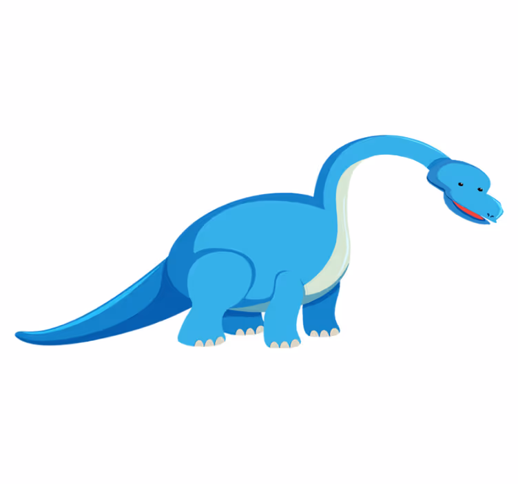 Tapis vinyle animal dinosaure mignon - TenStickers