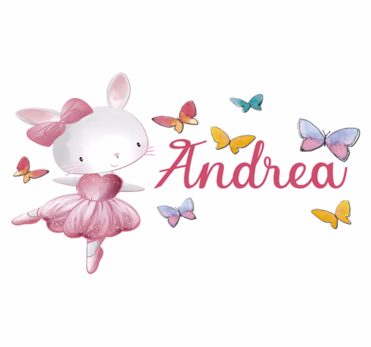 Tapis vinyle animal danseuse de ballet - TenStickers