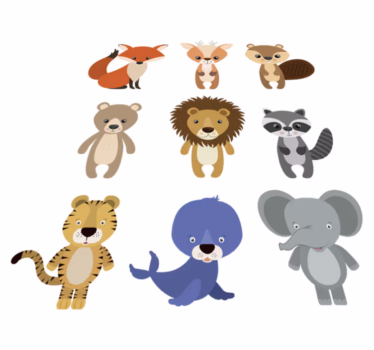 Tapis vinyle animal décoration murale - TenStickers
