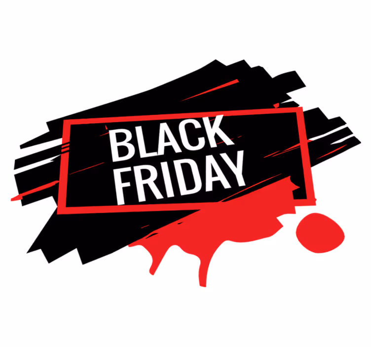 Tapis vinyle black friday autocollant moderne - TenStickers