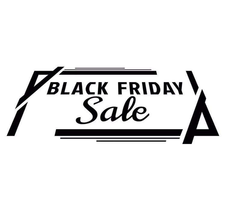 Tapis vinyle black friday vente black friday en boîte - TenStickers