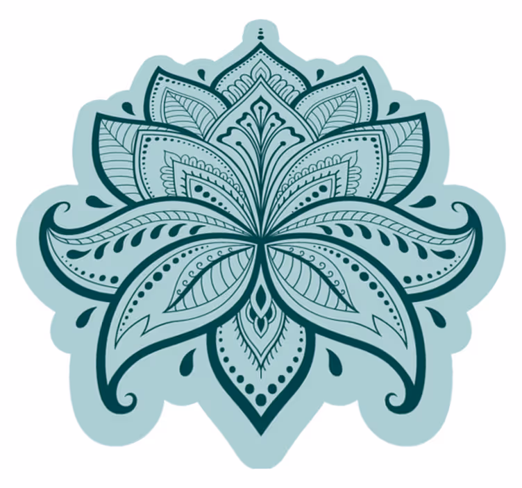 Tapis vinyle fleurs et plantes loto en pleine croissance - TenStickers