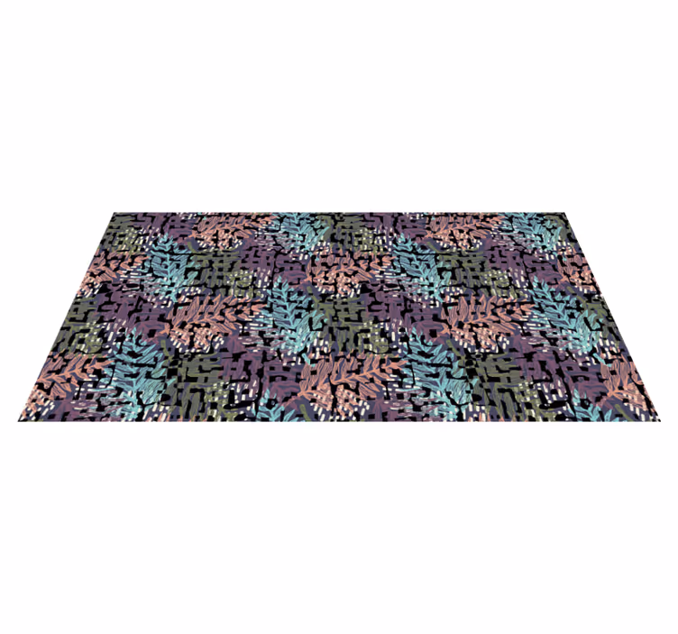 Tapis vinyle fleurs et plantes éclatantes et originales - TenStickers